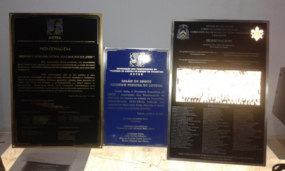 Placa de Inauguração